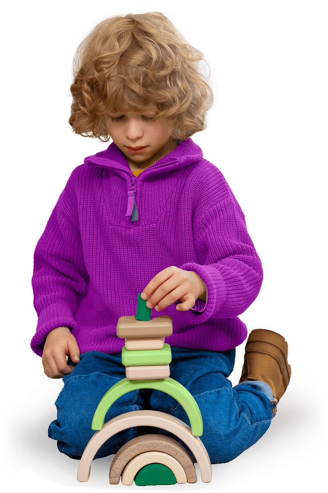 child playing image
